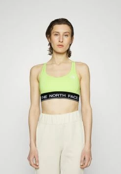 The North Face TECH BRA - Light Support Sports Bra - Sharp Green