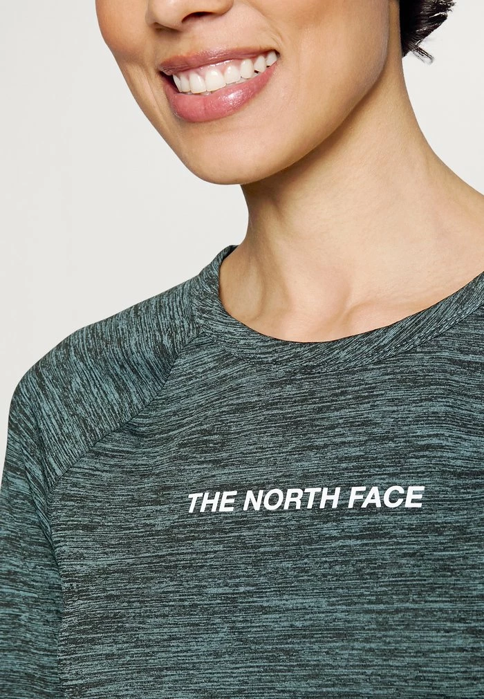 The North Face CROP - Long Sleeved Top - Goblin Blue Heather - Image 7