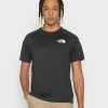 The North Face TEE - Print T-shirt - Black Heather