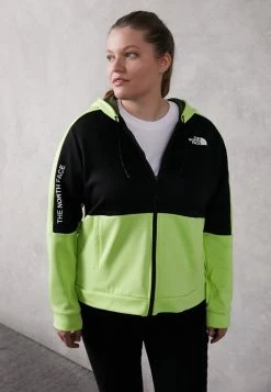The North Face PLUS FULL ZIP - Zip-up Sweatshirt - Sharp Green/light Heather/black
