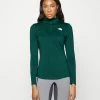 The North Face FLEX ZIP - Long Sleeved Top - Ponderosa Green