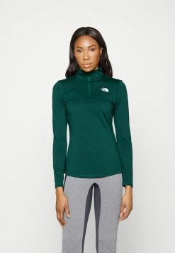 The North Face FLEX ZIP - Long Sleeved Top - Ponderosa Green