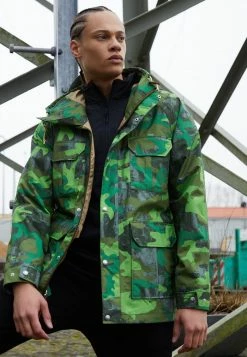 The North Face PRINTED DRYVENT MOUNTAIN PARKA - Waterproof Jacket - Tea Green