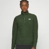 The North Face GLACIER 1/4 ZIP - Fleece Jumper - Thyme
