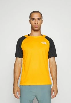The North Face TEE - Print T-shirt - Cone Orange/black