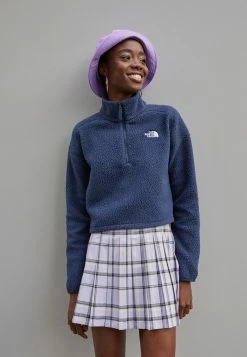The North Face CROP - Fleece Jumper - Summit Navy