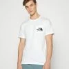 The North Face BERKELEY CALIFORNIA POCKET TEE IN SCRAP MAT - Print T-shirt - White