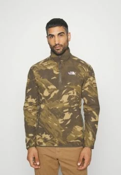 The North Face GLACIER ZIP - Fleece Jumper - New Taupe/green/ Snowcap Mountains