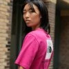 The North Face RELAXED TEE - Print T-shirt - Fuschia Pink