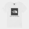 The North Face TEE UNISEX - Print T-shirt - White/black