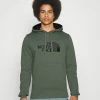 The North Face DREW PEAK HOODIE - Hoodie - Thyme/black
