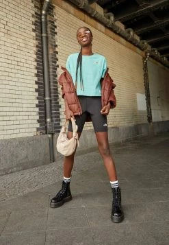 The North Face HERITAGE CROP TEE - Print T-shirt - Wasabi