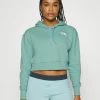 The North Face VERTICAL CROP HOODIE - Zip-up Sweatshirt - Wasabi