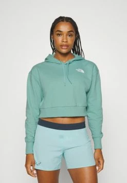 The North Face VERTICAL CROP HOODIE - Zip-up Sweatshirt - Wasabi