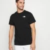 The North Face MOUNTAIN SHADOW TEE - Print T-shirt - Black/tradewinds Grey