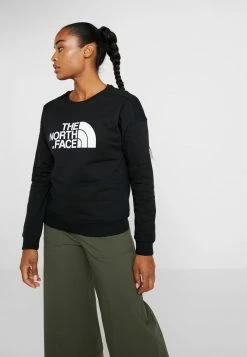 The North Face DREW PEAK CREW SPICED CORAL - Sweatshirt - Black