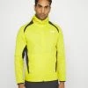 The North Face JACKET - Waterproof Jacket - Acid Yellow/asphalt Grey