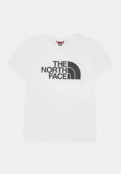 The North Face TEENS EASY TEE UNISEX - Print T-shirt - White