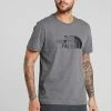The North Face EASY TEE - Print T-shirt - Grey Heather