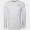 The North Face Long Sleeved Top - White/light Blue