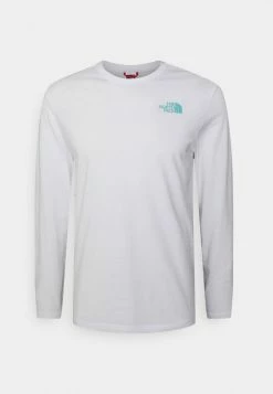 The North Face Long Sleeved Top - White/light Blue