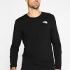 The North Face SIMPLE DOME TEE - Long Sleeved Top - Black