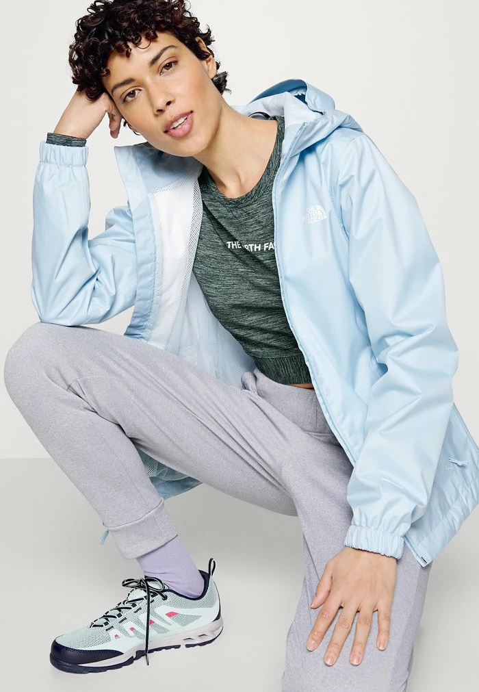 The North Face CROP - Long Sleeved Top - Goblin Blue Heather - Image 4