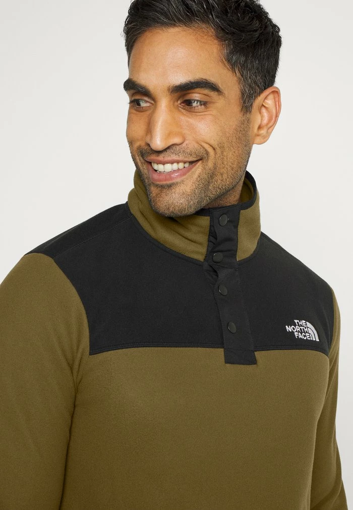 The North Face HOMESAFE SNAP NECK - Fleece Jumper - Military Olive/black - Image 4