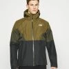 The North Face LIGHTNING JACKET - Waterproof Jacket - Military Olive/asphalt Grey/new Taupe Green