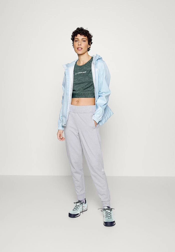 The North Face CROP - Long Sleeved Top - Goblin Blue Heather - Image 2