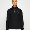 The North Face HOMESAFE SNAP NECK - Fleece Jumper - Black