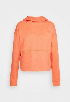 The North Face W CANYONLANDS PO CROP - Hoodie - Emberglow Orange Heather