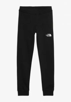 The North Face YOUTH PANT - Tracksuit Bottoms - Black/white