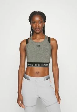 The North Face TECH TANK - Sports T-shirt - Medium Grey Heather