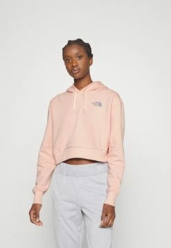 The North Face VERTICAL CROP HOODIE - Zip-up Sweatshirt - Evening Sand Pink