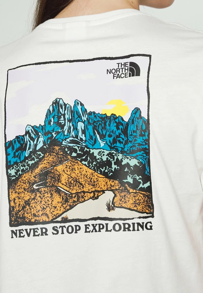 The North Face GRAPHIC TEE - Print T-shirt - Gardenia White - Image 7