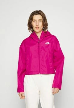 The North Face CROPPED QUEST JACKET - Hardshell Jacket - Fuschia Pink
