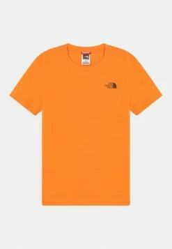The North Face SIMPLE DOME TEE UNISEX - Print T-shirt - Cone Orange