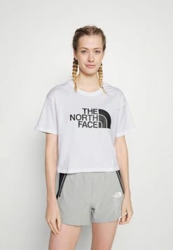 The North Face CROPPED EASY TEE - Print T-shirt - White