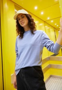 The North Face NEW ZUMU TEE - Long Sleeved Top - Folk Blue