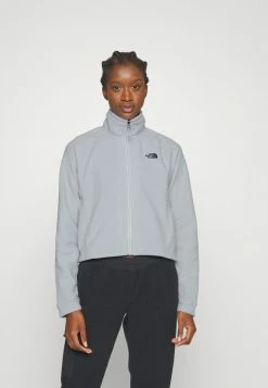 The North Face GLACIER CROP - Fleece Jacket - Light Grey Heather