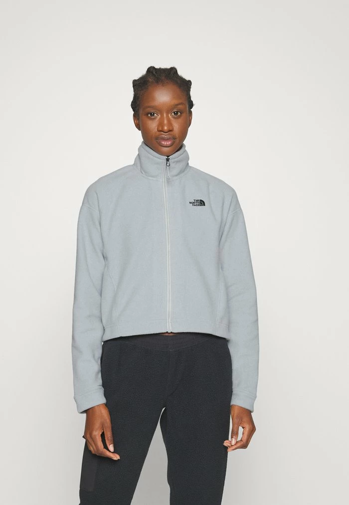 The North Face GLACIER CROP - Fleece Jacket - Light Grey Heather