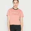 The North Face MASS TEE - Print T-shirt - Rose Dawn/black Heather
