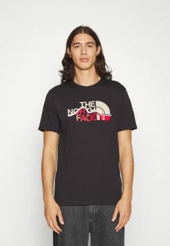 The North Face MOUNTAIN LINE TEE - Print T-shirt - Black
