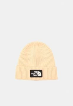 The North Face LOGO BOX CUFFED BEANIE - Beanie - Apricot Ice