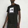 The North Face RAGLAN REDBOX TEE - Print T-shirt - Black/white