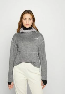 The North Face W CANYONLANDS PO CROP - Hoodie - Medium Grey Heather