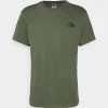 The North Face SIMPLE DOME TEE - Print T-shirt - Thyme/black