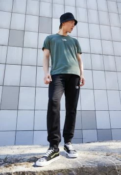 The North Face NEW LOGO TEE - Print T-shirt - Base Thyme/white