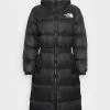 The North Face NUPTSE BELTED LONG - Down Coat - Black